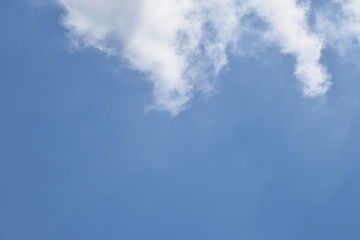 Fototapeta premium Blue sky background and white clouds soft focus. blue sky cloudsfor background.Natural background.