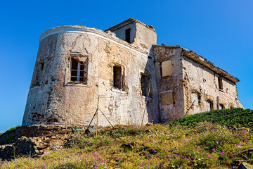 Capo Ferro Sardinien Leuchtturm