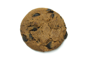 cookies with chocolate isolate on a white background.