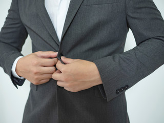 close up of businessman