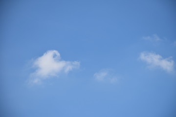 Blue sky background and white clouds soft focus. blue sky cloudsfor background.Natural background.