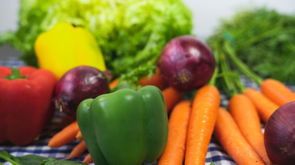 Verduras variadas frescas