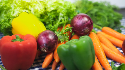 Verduras variadas frescas