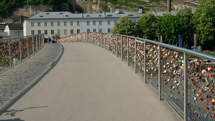 Naklejka premium Liebesschlösser in Salzburg