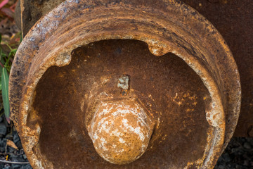 錆のパターン　Retro iron plate or automobile rust pattern