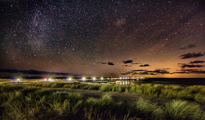 sternenhimmel über dem meer