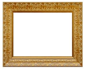 Vintage golden frame