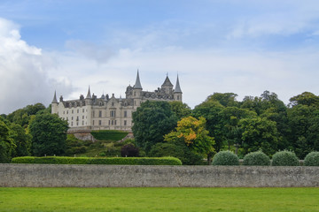 Dunrobin Castle near Golspie in the Scottish highlands