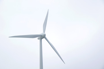 one wind generator close up