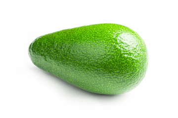 Avocado isolate on white background in clipping path.