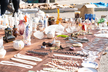 Various items for sale at the fair