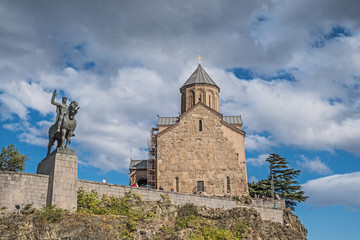 Fototapeta na wymiar Georgien- Hauptstadt Tiflis