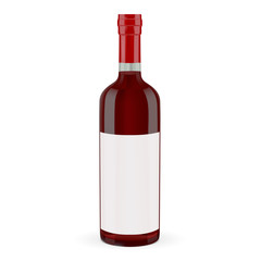 Red wine bottle