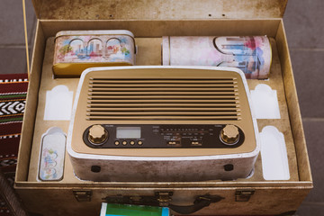 Fototapeta premium vintage radio