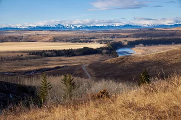 Panoramablick auf die Ausläufer von Alberta in der Nähe von Cochrane © nelu_goia