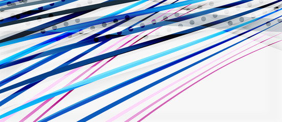 Trendy color stripes lines wave, great design for any purposes. Vector line pattern. Vector geometric background