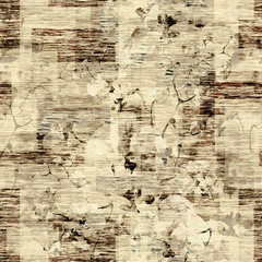 Watercolor seamless pattern. Illustration. Flowers