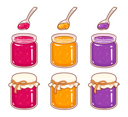 Cartoon jam set