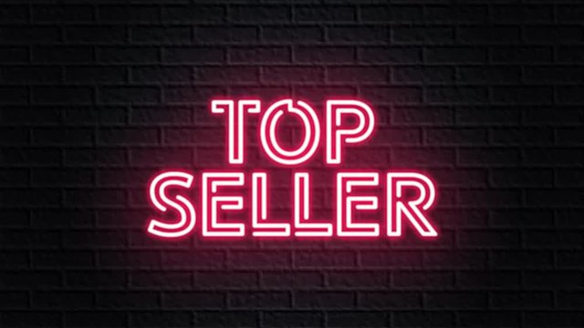 red neon video animation top seller