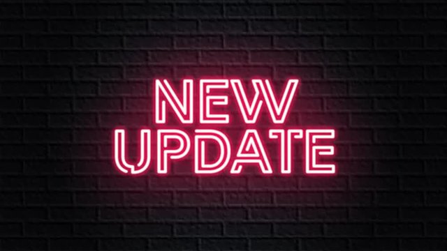 red neon video animation new update