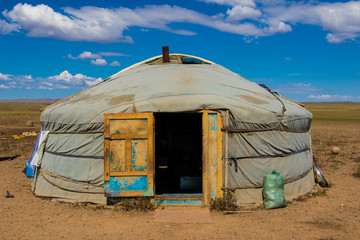 Traditional mongolian yurt