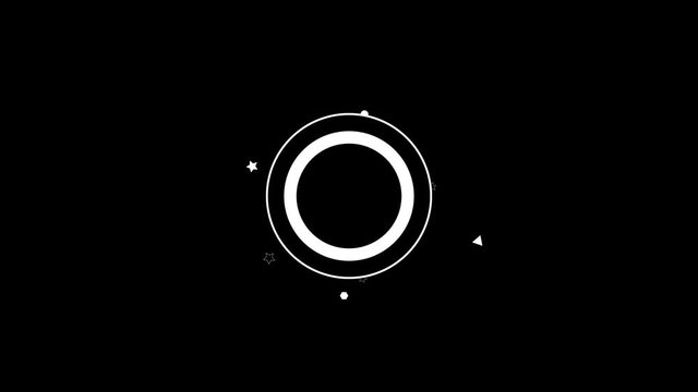 2d Animation motion graphics showing bursting flying 4k.