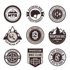 Bike shop, bicycle service, mountain biking logo