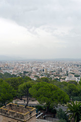 Fototapeta premium View of Palma de Mallorca from Bellver Castle