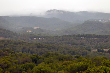 Obraz premium View of Palma de Mallorca from Bellver Castle