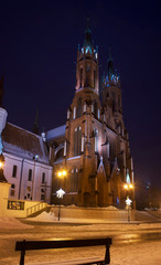 Fototapeta na wymiar Cathedral basilica of Assumption of Blessed Virgin Mary in Bialystok. Poland