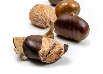 Edible Sweet Chestnuts, Healthy Autumn and Christmas Food