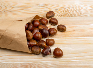 Edible Sweet Chestnuts, Healthy Autumn and Christmas Food