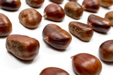 Edible Sweet Chestnuts, Healthy Autumn and Christmas Food