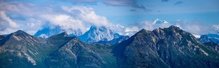 Alaska mountain range - Powered by Adobe