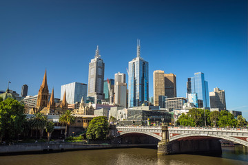 Fototapeta na wymiar Melbourne skyline