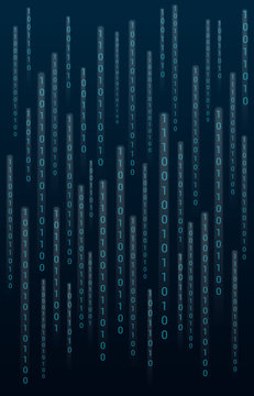 Abstract digital vertical background
