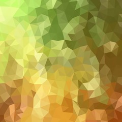 gold and green vector Low poly crystal background. Polygon design pattern. Low poly illustration, low polygon background. eps 10