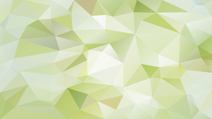 vector abstract irregular polygon background - triangle low poly pattern - light lime cucumber green color
