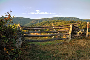 Fototapeta na wymiar Mountain gate