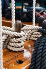 ropes on deck of ship - 300220041