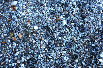 Steinstrand auf Insel Rügen bei Sassnitz