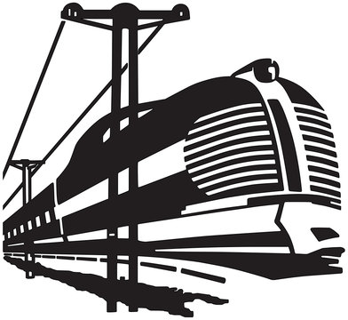 recommend clip art: High Speed Train