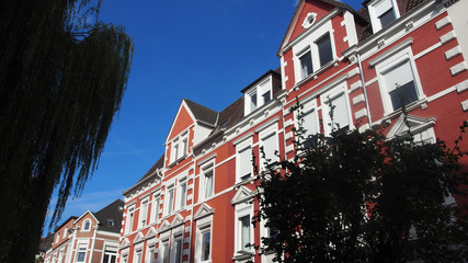Bielefeld, NRW, Deutschland: Saniertes Altbauviertel