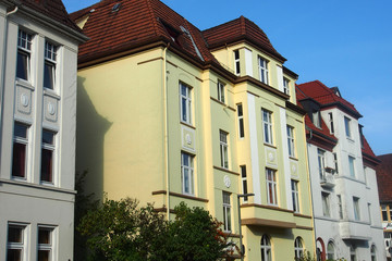 Bielefeld, NRW, Deutschland: Saniertes Altbauviertel