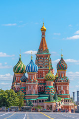 Fototapeta premium Basilius-Kathedrale - Moskau - Roter Platz 