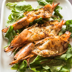 camarones a la parrilla cocina de mar