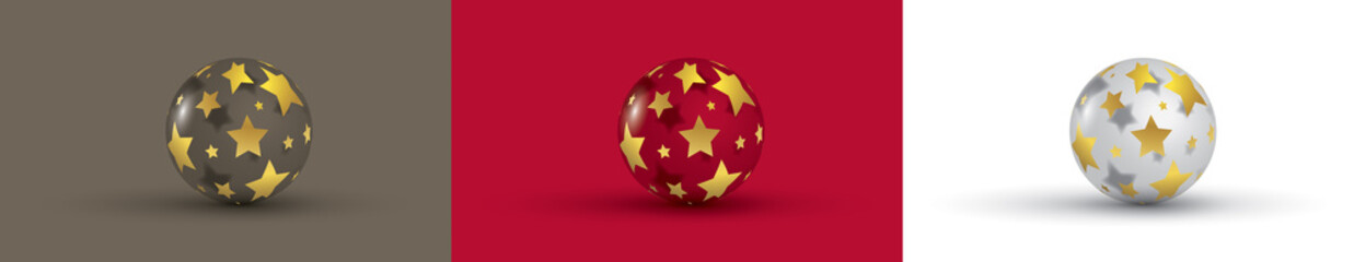 BOULE DE NOËL TRANSPARENTE POSÉE