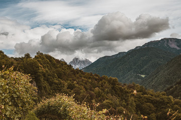 Geisler mountains in Southtirol