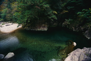 淵　深い　川