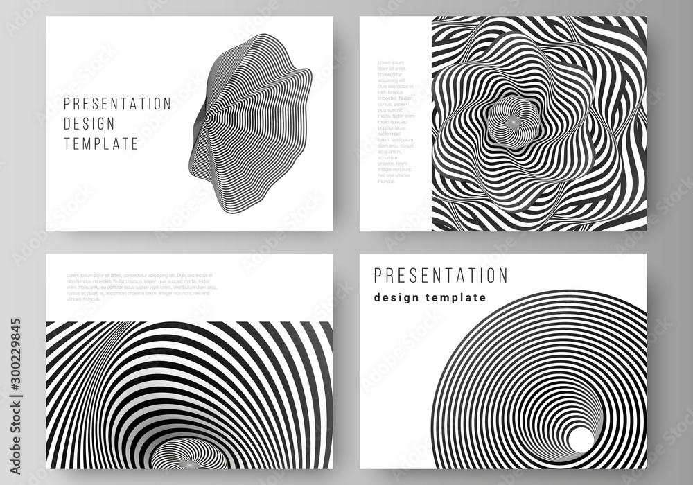 Poster the minimalistic abstract vector layout of the presentation slides design business templates. abstra